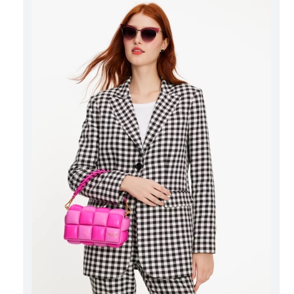 ♠️Kate Spade Boxxy Colorblocked East-West Crossbody Bag, Vivid Snapdragon Pink - Picture 11 of 12